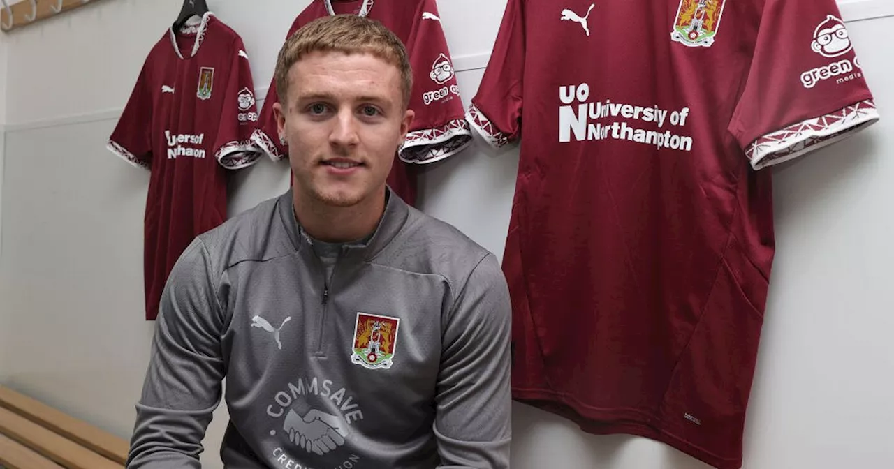 Northampton Town sign former Leeds United youngster Liam McCarron from Stoke