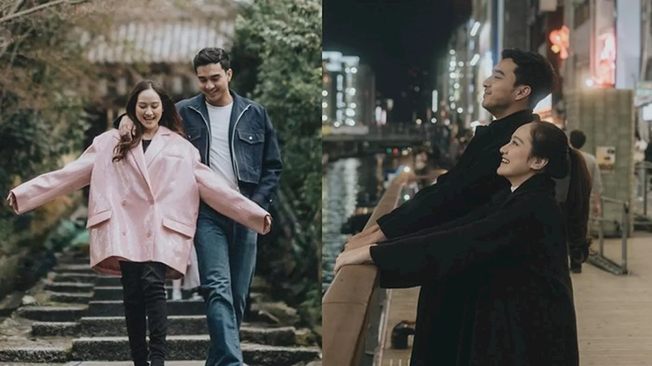 Baru Diungkap, Ini 7 Potret Prewedding Salshabilla Adriani dan Ibrahim Risyad di Jepang