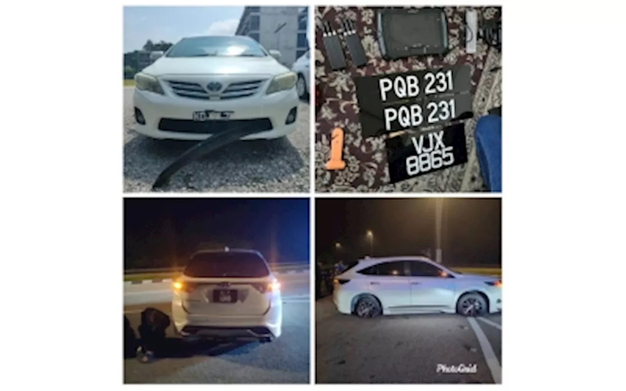 Police fire shots, arrest three suspected members of car theft syndicate after 20km chase in Ipoh