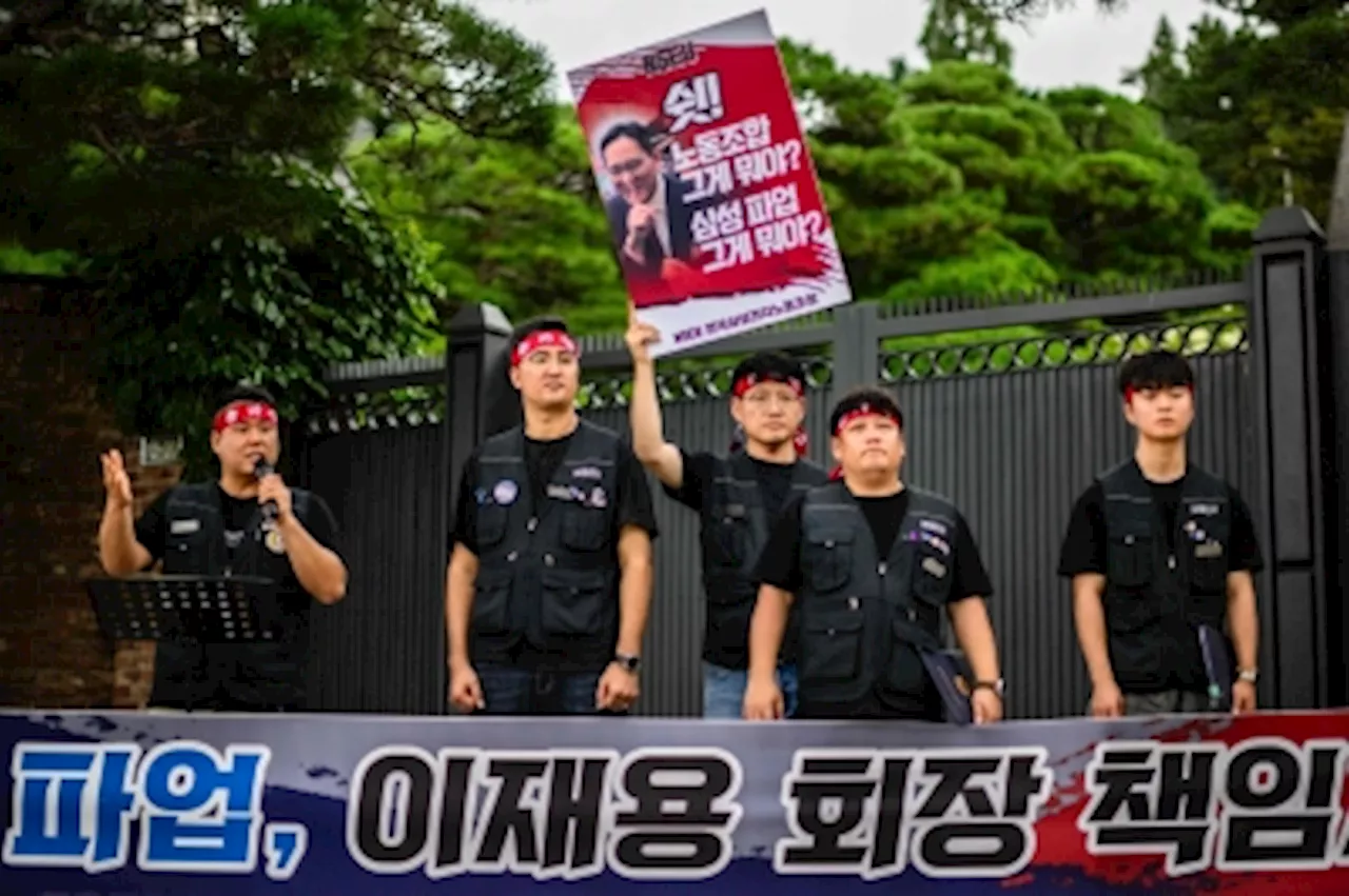 S. Korea union takes to picketing outside Samsung chairman’s house after fresh talks over pay and benefits fail