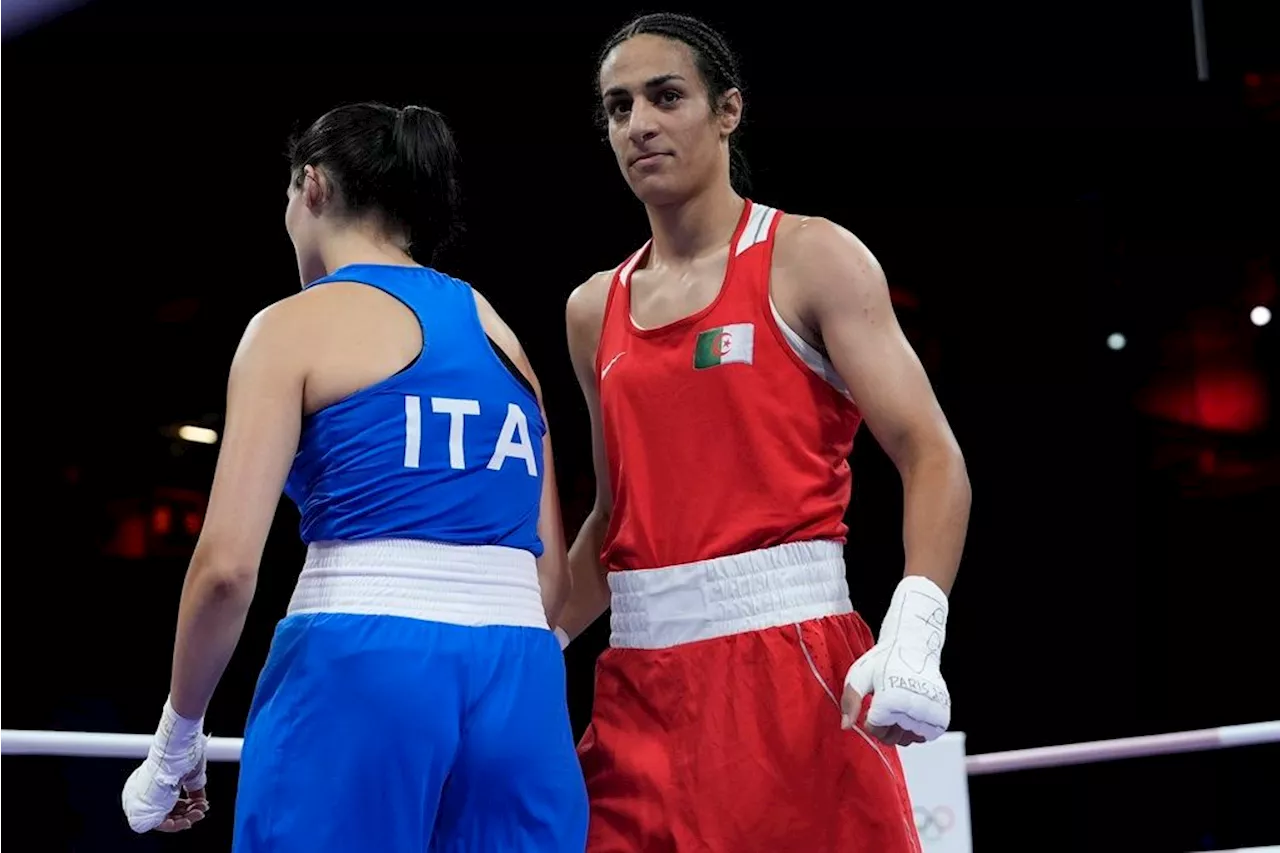 Imene Khelif, Algeria boxer who had gender test issue, wins first Olympic fight when opponent quits