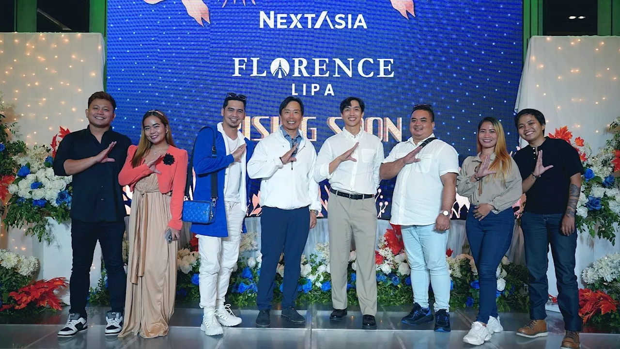 NextAsia announces the launch of Florence Lipa in Barangay Plaridel, Lipa City, Batangas