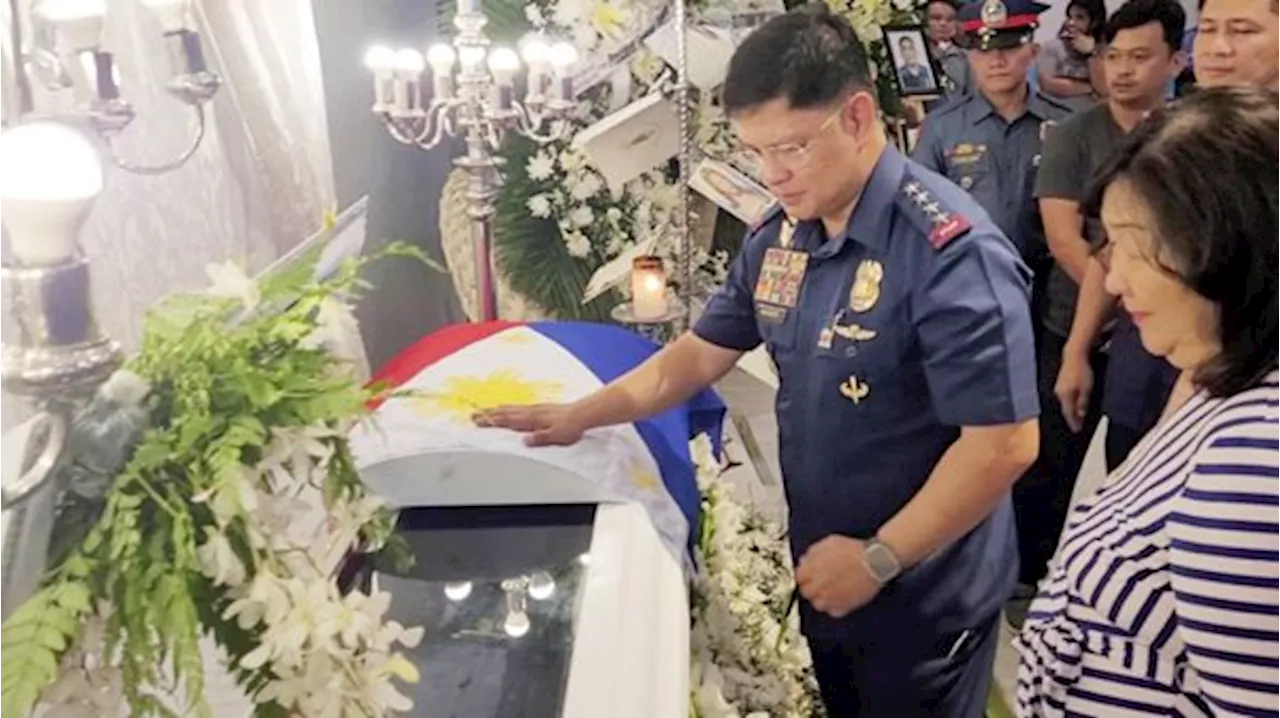 PNP chief condoles with family of cop slain by teenage boy