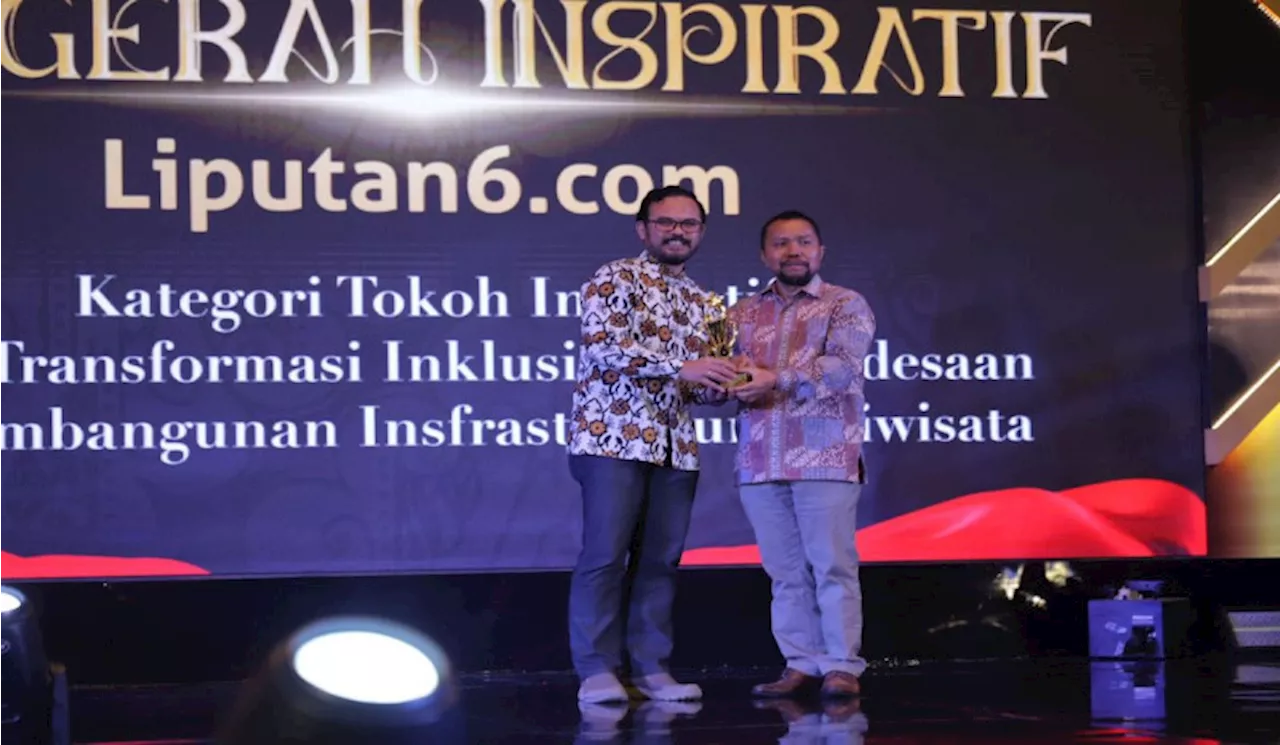 Keren Bupati Dadang Supriatna Raih Penghargaan Tokoh Inspiratif Transformasi Digital Pedesaan