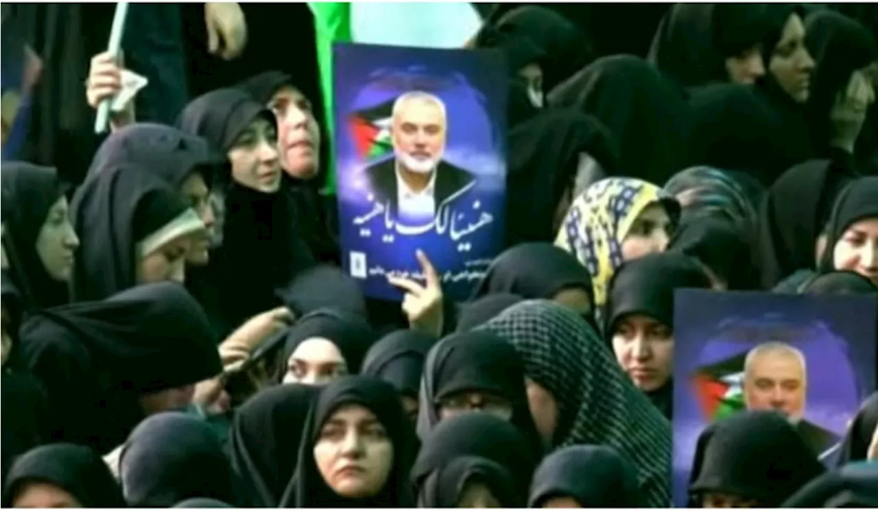 Upacara Pemakaman Ismail Haniyeh di Teheran Iran