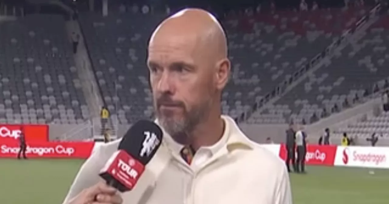 Erik ten Hag explains Man Utd playing style after Jamie Carragher criticism