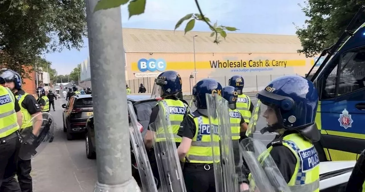 Update issued on bus driver injured in violent chaos outside Manchester hotel