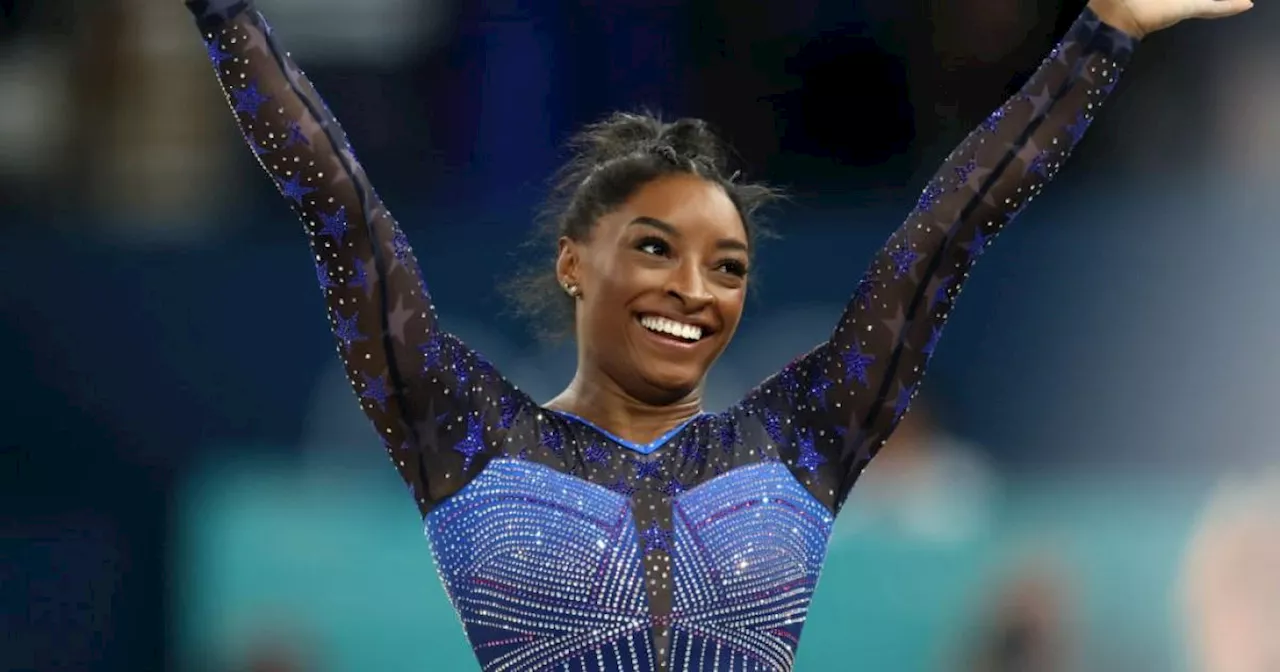 Fans go crazy as Simone Biles shows off brilliant new necklace after winning Olympic gold