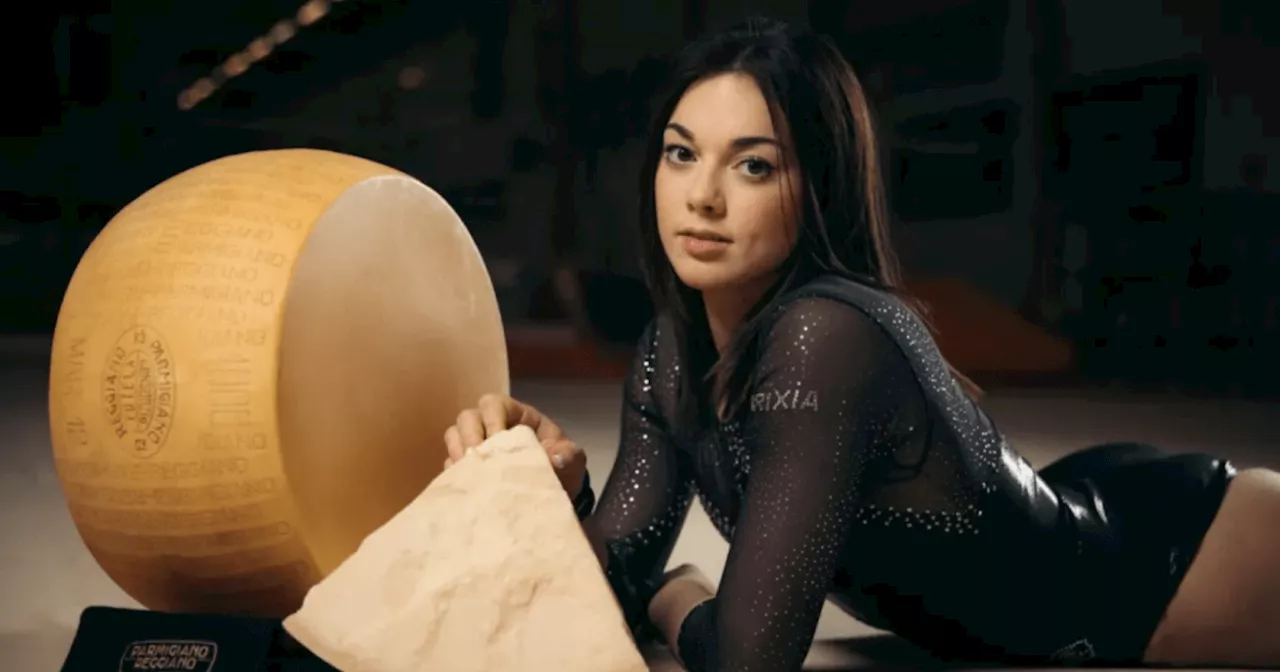 Italian gymnast Giorgia Villa goes viral over parmesan cheese collaboration