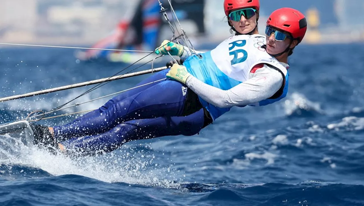 JO Paris 2024 : Sarah Steyaert et Charline Picon sont très proches de l'exploit en voile