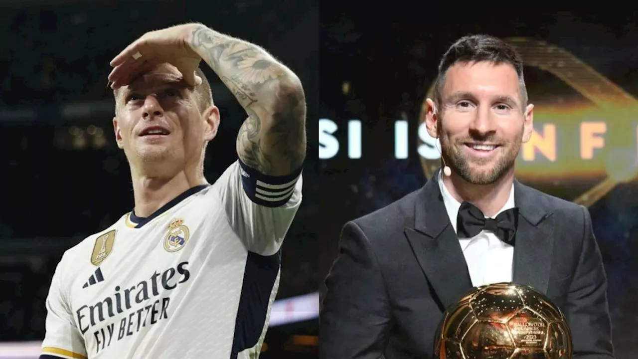 El sorprendente dardo de Toni Kroos a Lionel Messi por su último Balón de Oro