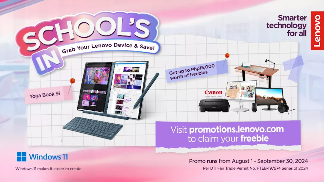 Gear Up for Success: Lenovo’s back-to-school promo offers unmatched devices with premium freebies