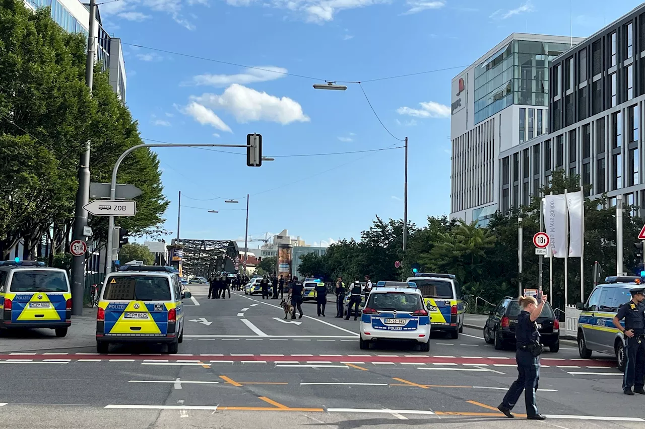 Großer Polizeieinsatz in München