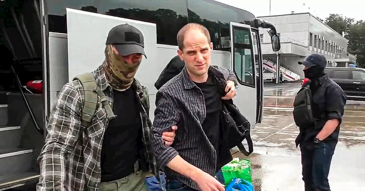 Evan Gershkovich and Paul Whelan board plane to leave Russian captivity