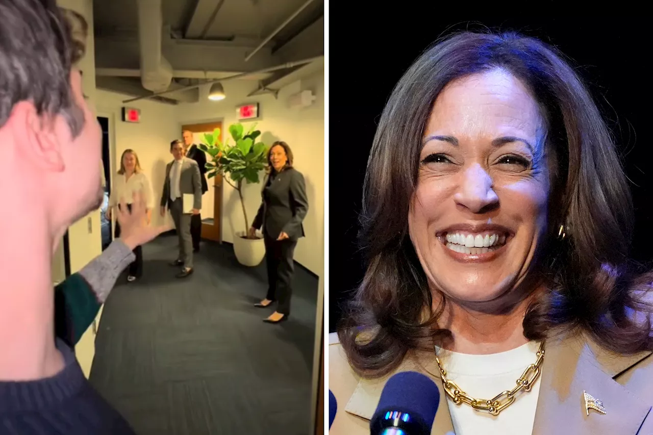 Kamala Harris Serenaded by Man Singing Beyoncé—Her Response Is Everything