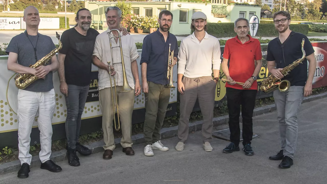 C E O R A jazzcollective performten auf der Trabrennbahn Baden