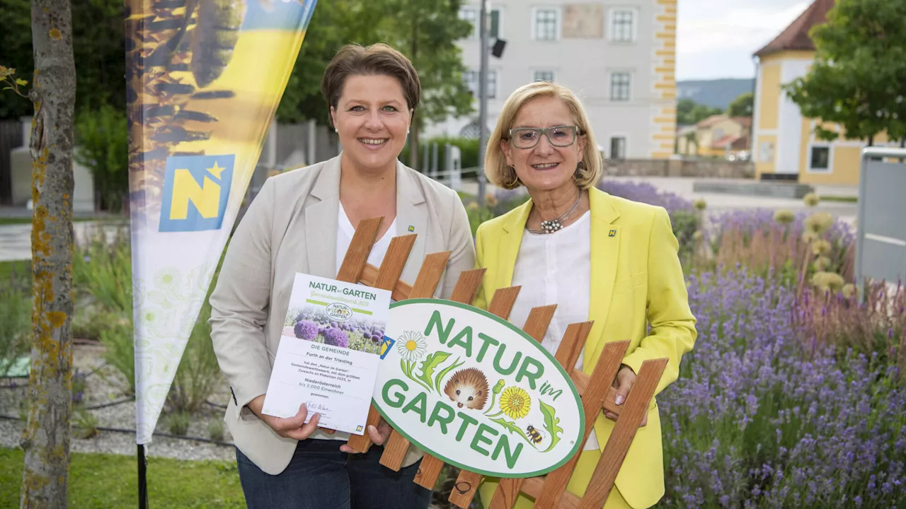 Furth punktete bei Aktion „Natur im Garten“ mit Plakettenzuwachs