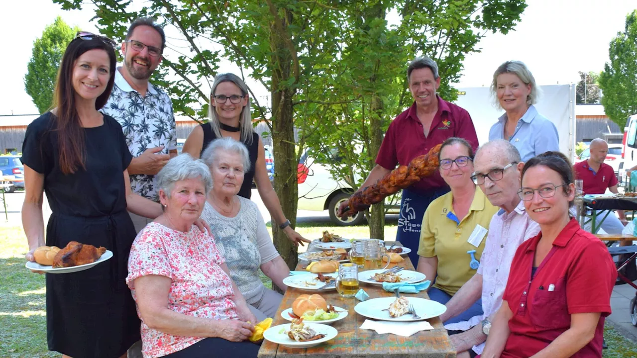 Grillfest im Pflege- und Betreuungszentrum Amstetten