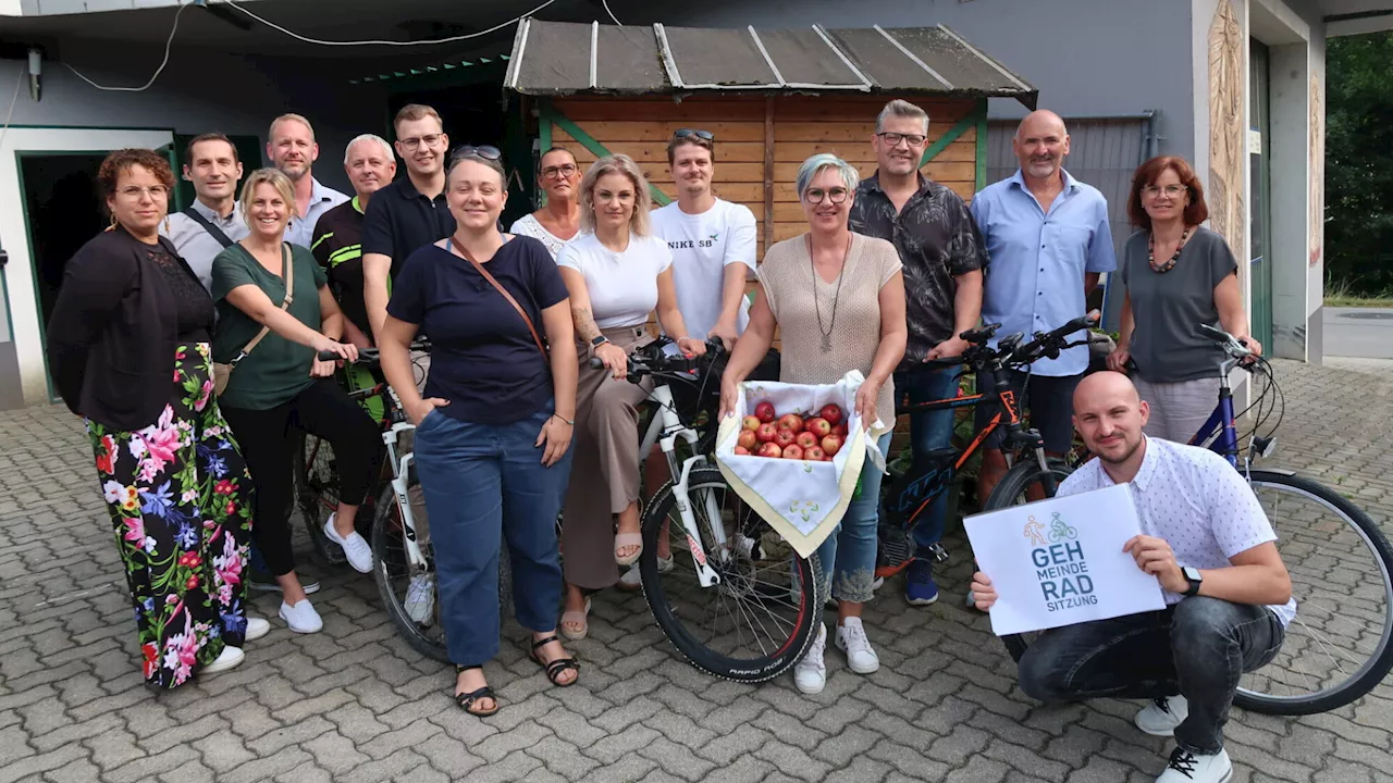 Wilhelmsburger Gemeinderat radelte erst und war dann einig