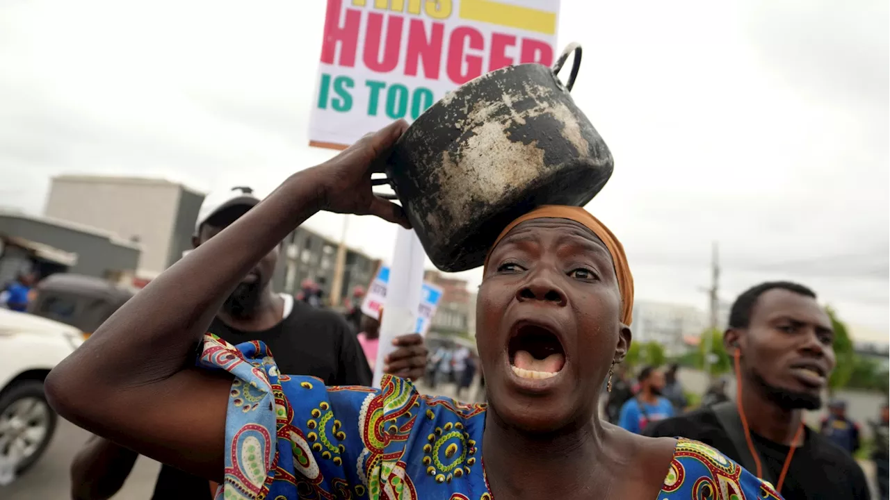 'Enough is enough' : Nigerians take to street in protest over a cost-of-living crisis