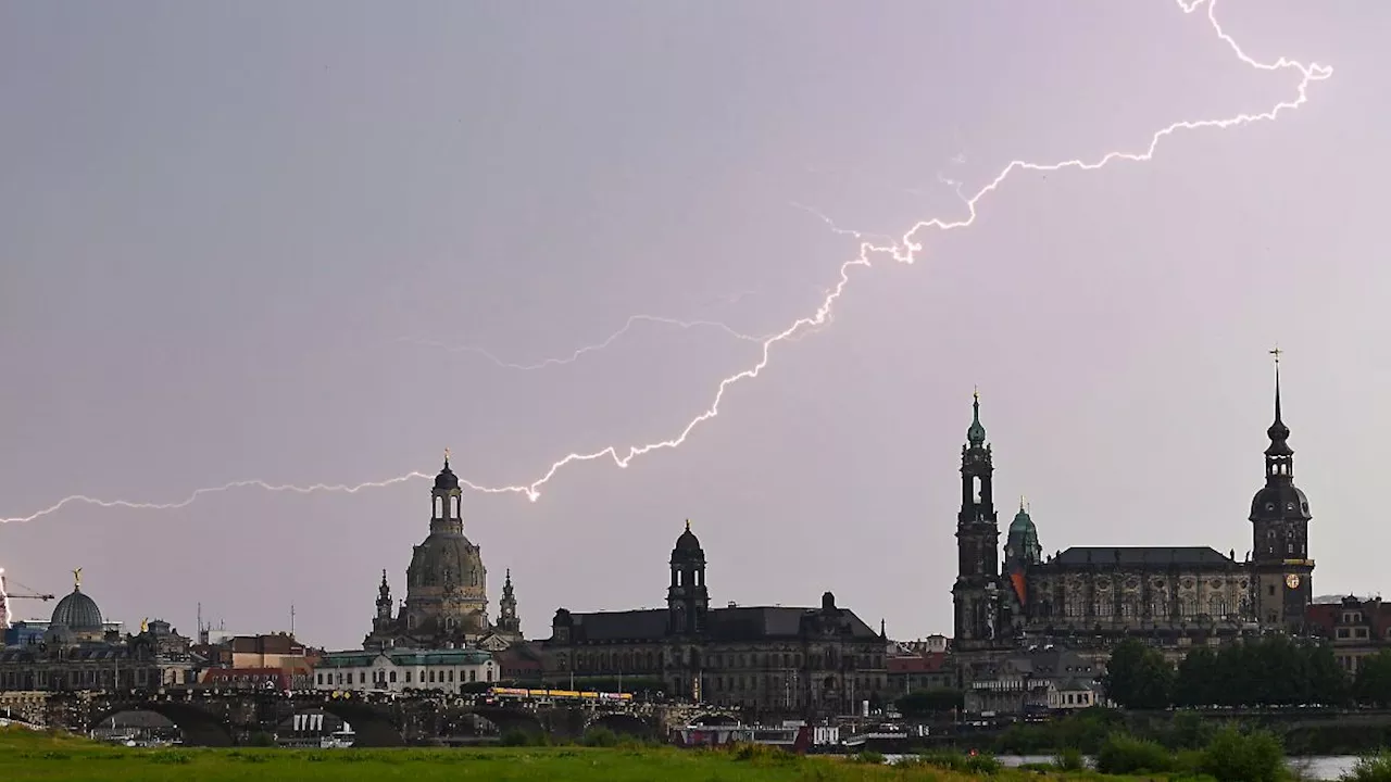 Sachsen: Gewitter, Starkregen und Sturmböen in Sachsen