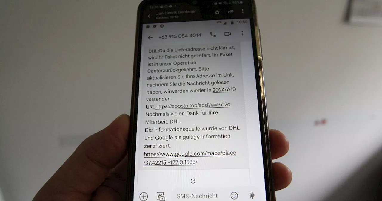 Hiddenhauser warnt vor dreister Betrugsmasche per SMS