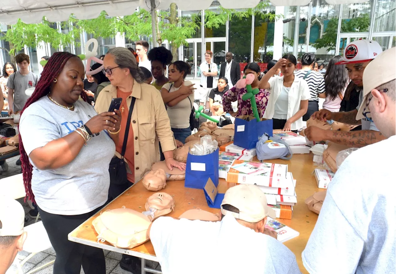 Columbia University holds health fair