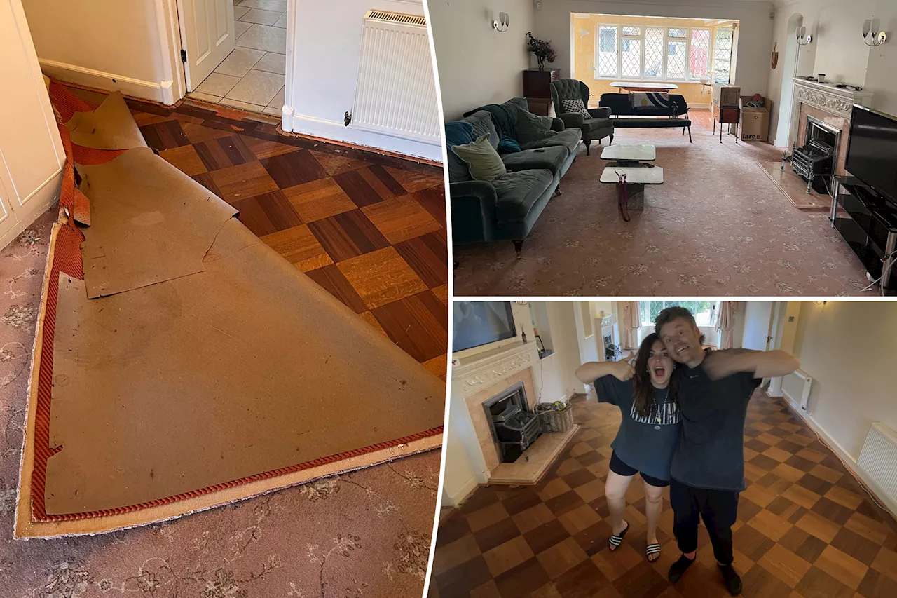 Couple finds $30K buried treasure hidden beneath home's carpet: 'We were blown away'