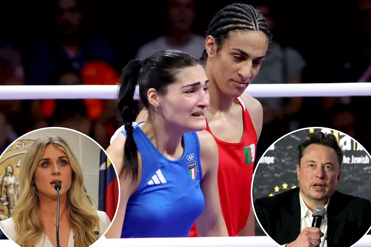 Elon Musk, Riley Gaines speak out on Imane Khelif-Angela Carini Olympics boxing controversy