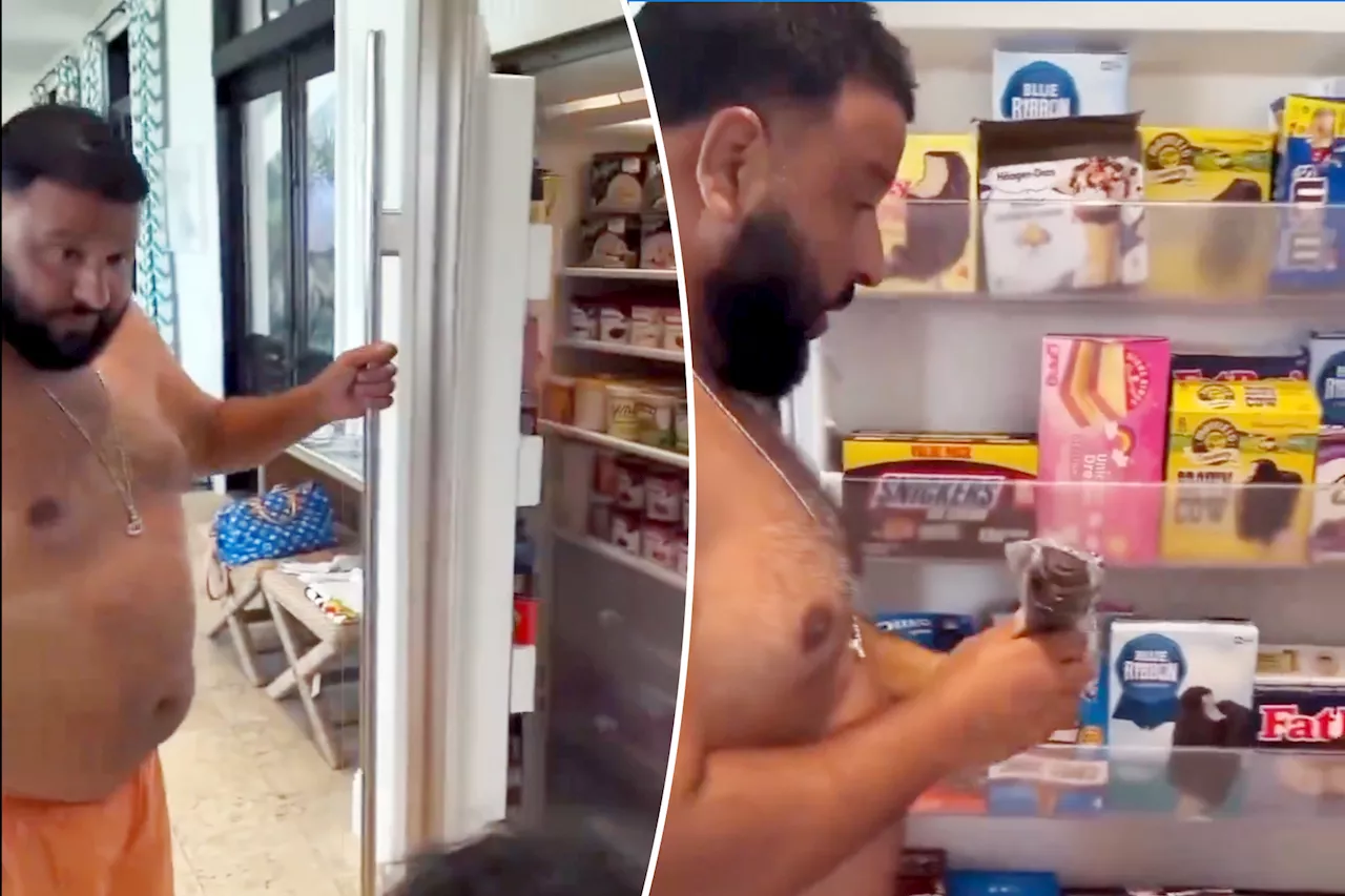 Fans freak over DJ Khaled's freezer dedicated entirely to ice cream: 'My dream'