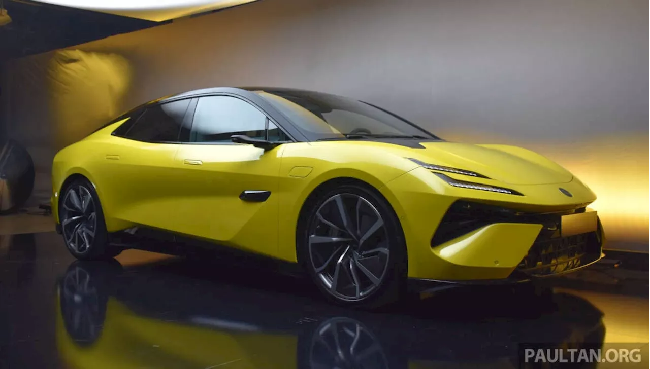 Lotus Emeya order books open in Malaysia – priced from RM575,000, Taycan rival goes on preview July 30