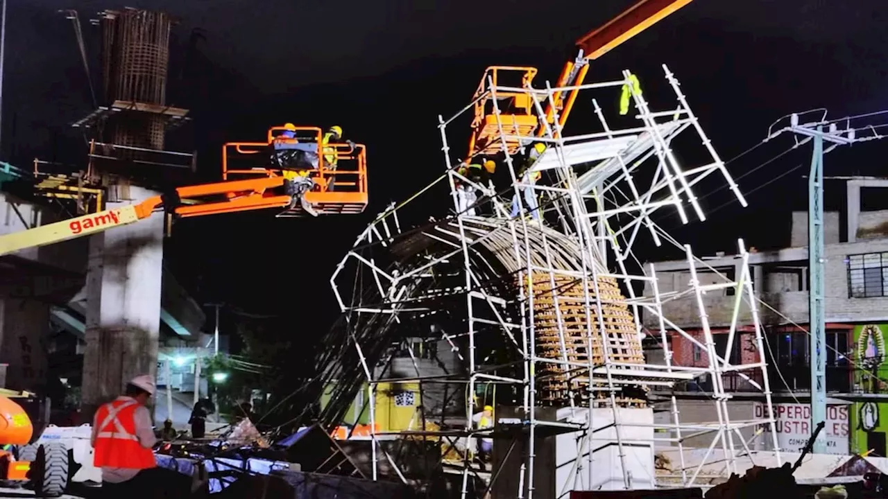 ¿Qué pasó con la construcción del Trolebús Santa Martha-Chalco que se derrumbó?