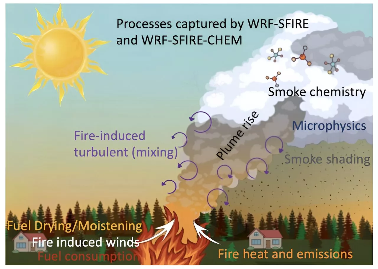 Wildfires can create their own weather, further spreading the flames − an atmospheric scientist explains how