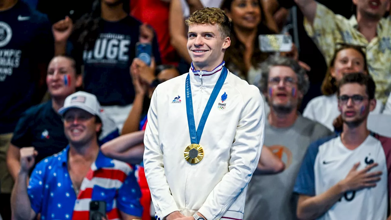 JO 2024 (natation): revivez la finale folle de Léon Marchand en 200m papillon en version animée