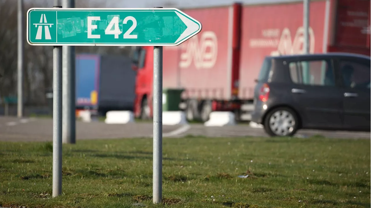 Début d'un nouveau chantier sur l'E42 entre Tournai et Maubray