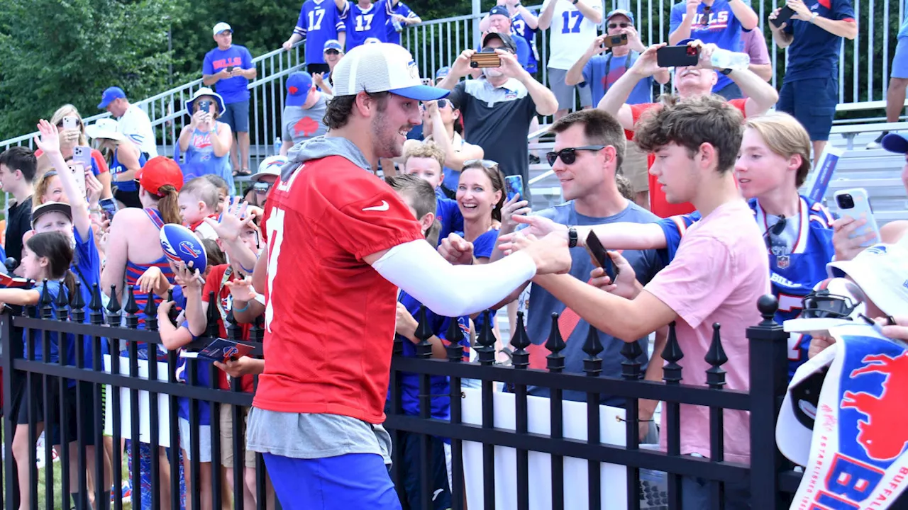 Bills QB Josh Allen loves football so much he'll even watch HOF Game