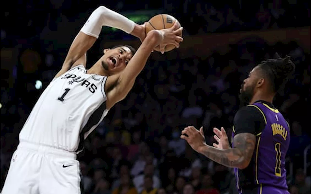 NBA, D'Angelo Russell: 'Wembanyama avrebbe dovuto vincere tutti i premi'