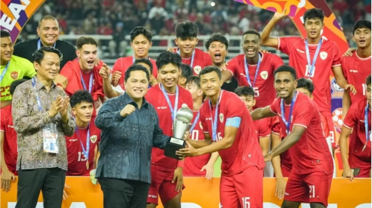 Pemain Timnas Indonesia Diguyur Bonus Duit Rp 1 Miliar Usai Juara Piala AFF U-19 2024