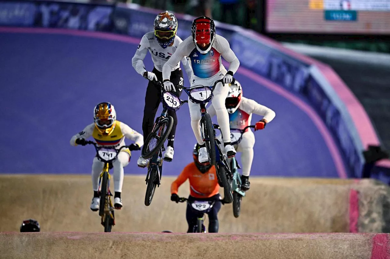 JO 2024. Joris Daudet facilement qualifié en demi-finale du BMX Racing