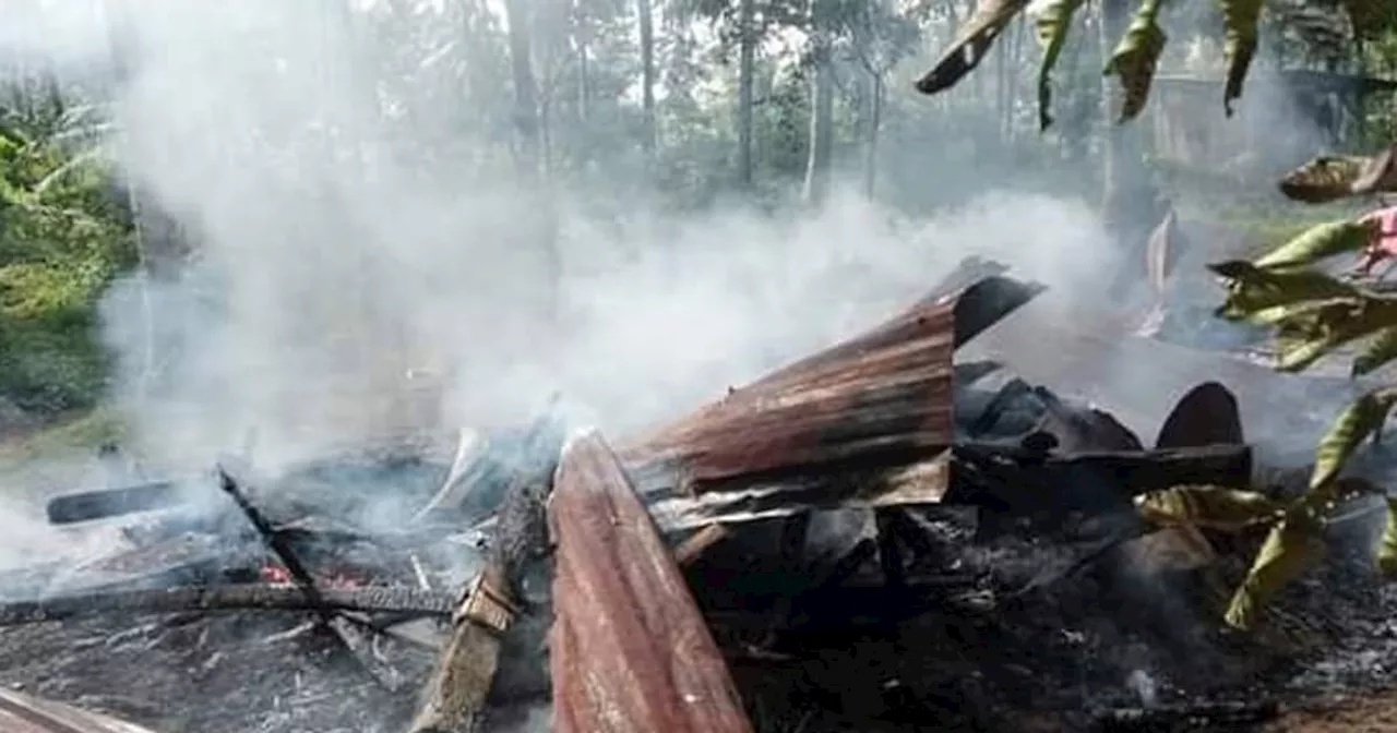 Balay gikandado; 2 anak apil kasunog