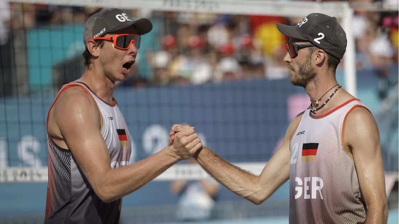 Krimi beim Beach-Volleyball: Ehlers und Wickler gewinnen nach grandiosem Comeback