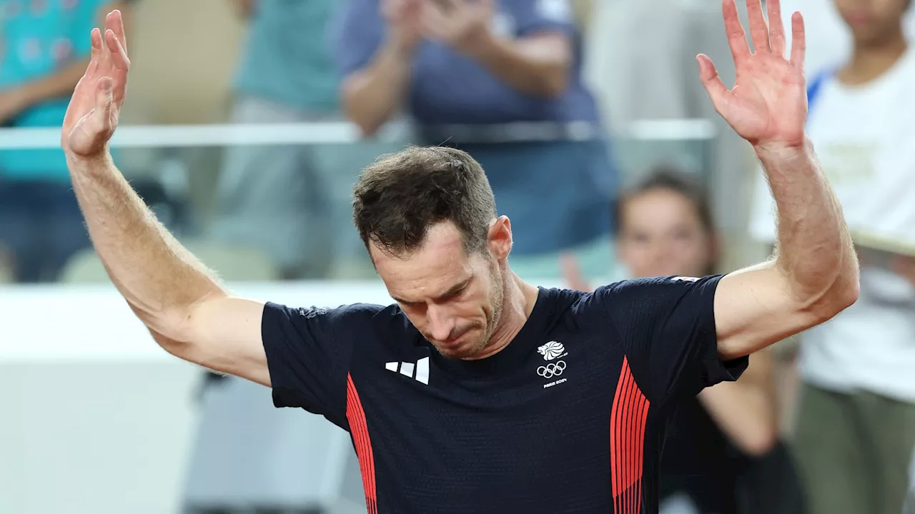 Andy Murray fights back tears and receives standing ovation with retirement confirmed after Olympics defeat...