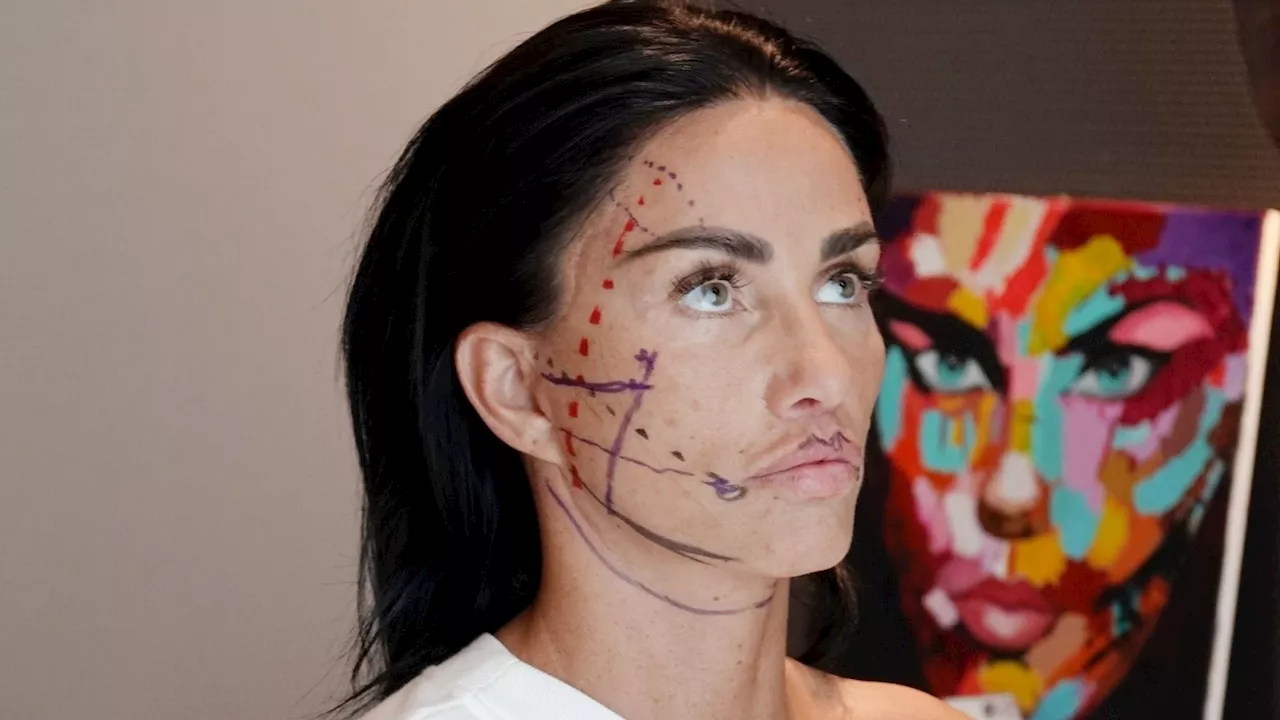 Katie Price ignores arrest warrant as she goes into surgery for £10k facelift