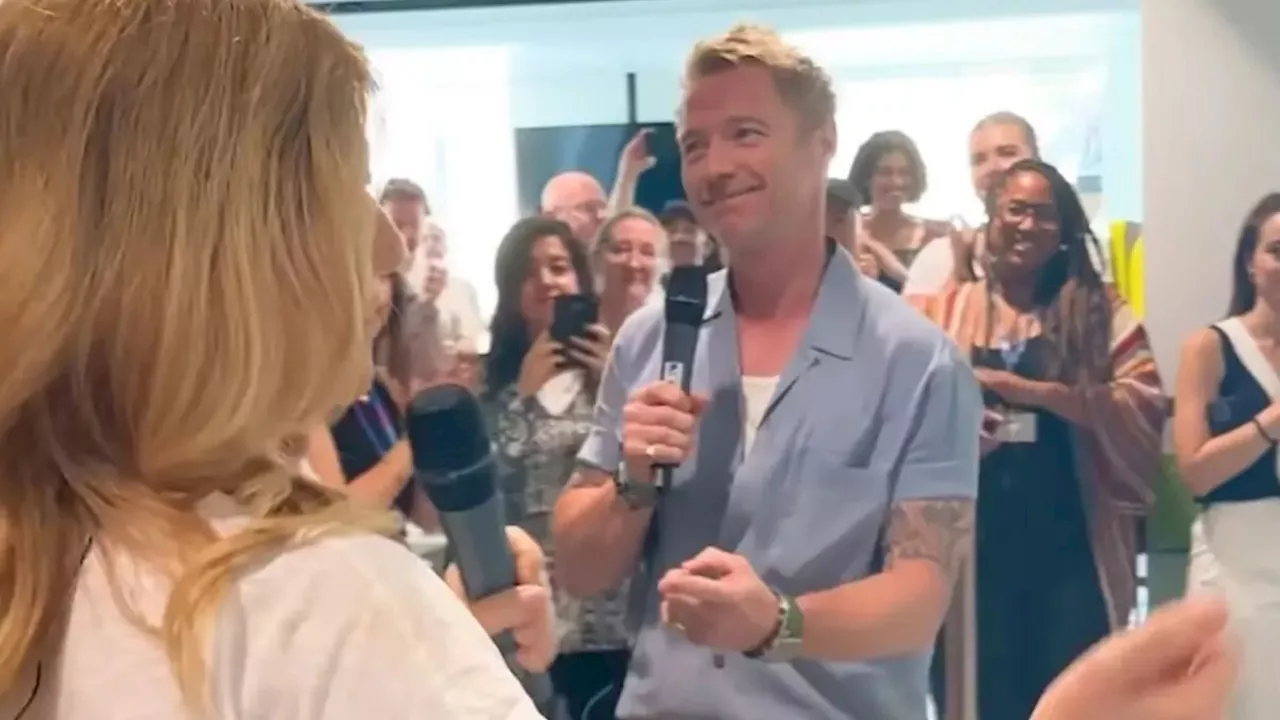 Watch the emotional moment Ronan Keating QUITS radio show after seven years on air...