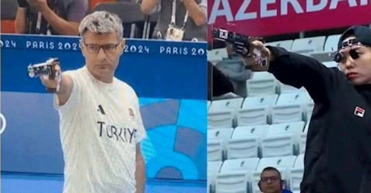 Turkish and South Korean shooters stir social media buzz with unique styles at Paris Olympics