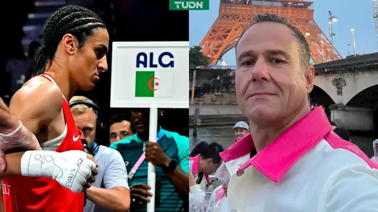 Bernardo de la Garza explota contra boxeadora trans Imane Khelif en Juegos Olímpicos