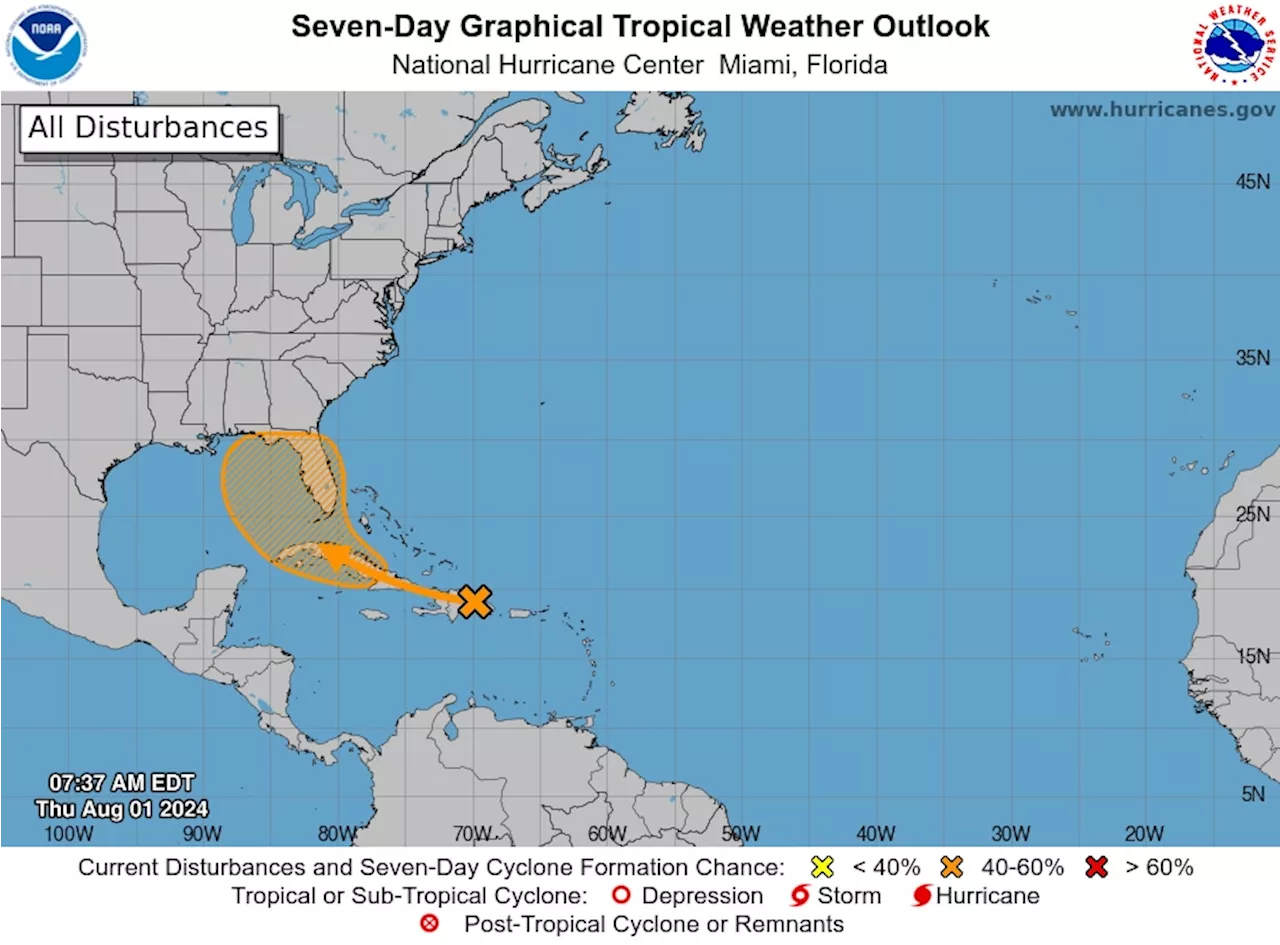 The potential for a tropical rainstorm is growing for the U.S. Gulf Coast