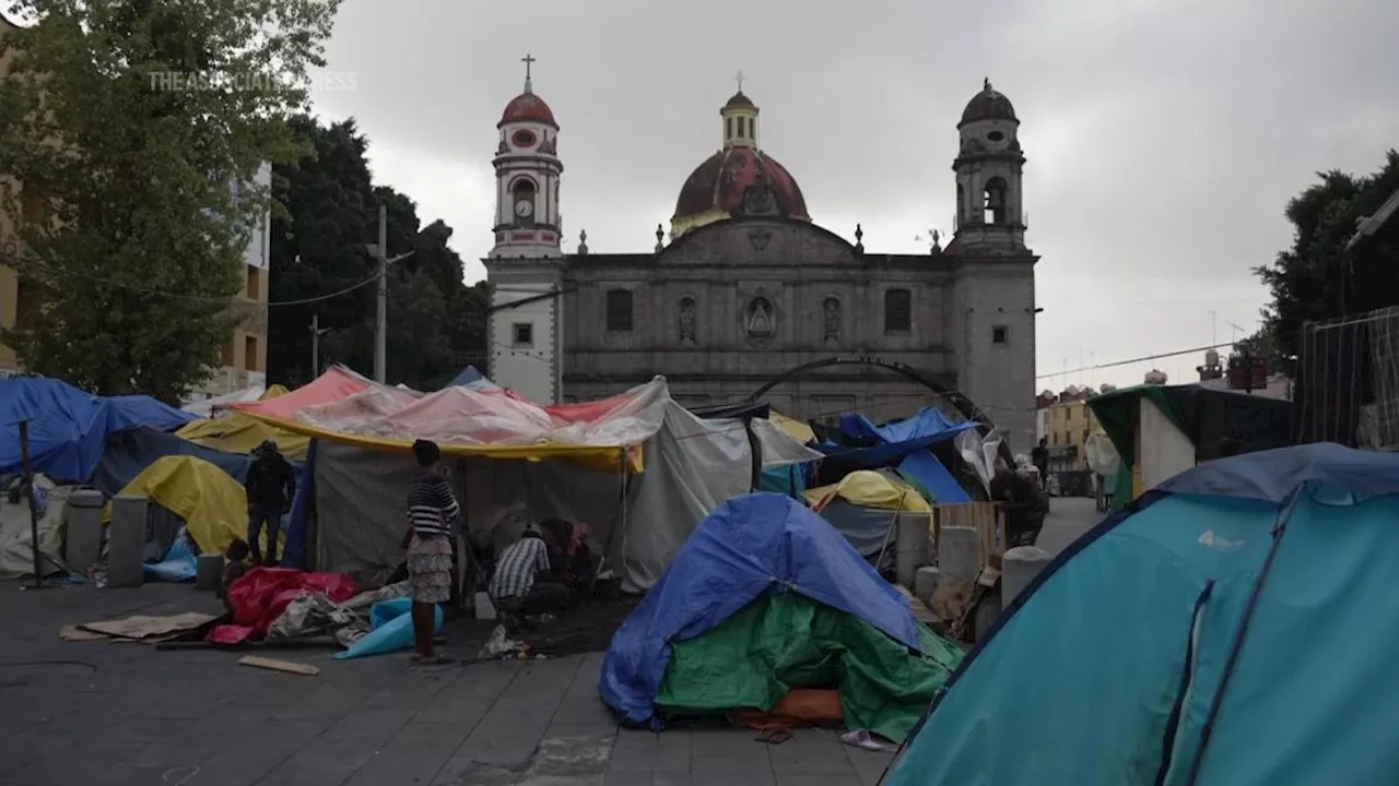 Venezuelan migrants at Mexico City camp grow anxious amid post-election unrest back home