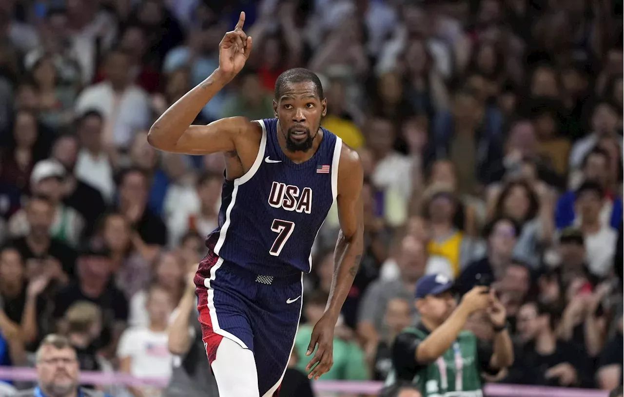 JO 2024 La vraie taille de Kevin Durant, le mystère qui agite la