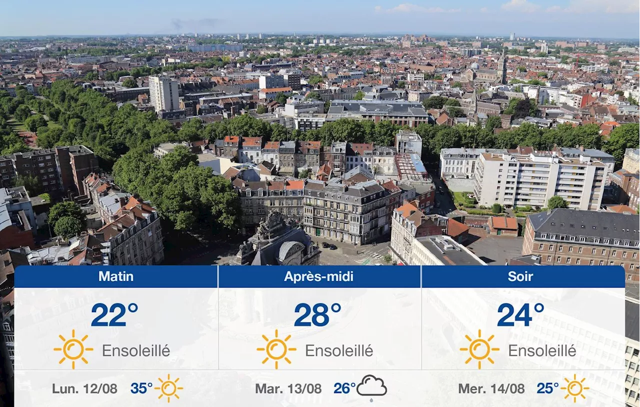 Météo Lille: prévisions du dimanche 11 août 2024